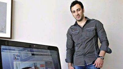 Wasif Amin is working on a new business model for hitthedeals.com, which would run on a mobile application. Jeff Topping / The National