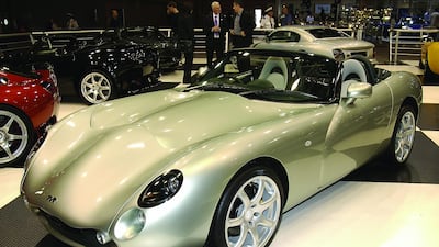 A convertible version of the TVR Tuscan (1999-2006)