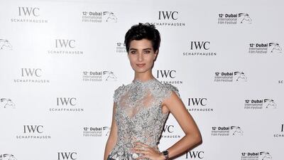 Actress Tuba Buyukustun attends the IWC Filmmakers Award during day two of the 12th annual Dubai International Film Festival held at The One and Only Mirage Hotel. Gareth Cattermole / Getty Images for DIFF