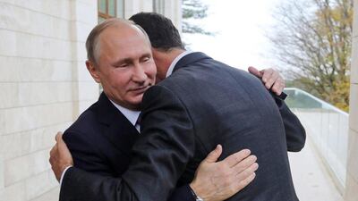 The Russian government does not believe the cost of the war in Syria is unbearable. Mikhail Klimentyev / Kremlin Pool Photo via AP