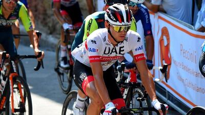 Alessandro Covi will make his Grand Tour debut for UAE Team Emirates at the Vuelta a Espana. Courtesy UAE Team Emirates