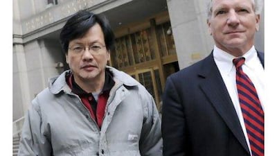 Don Ching Trang Chu, left, was released on bail after being charged with conspiracy to commit securities and wire fraud.