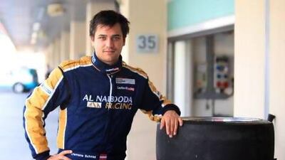 Austria's Clemens Schmid of the Al Nabooda Racing Team is currently 10 points behind Porsche GT3 Cup Middle East points leader Abdulaziz Al Faisal.