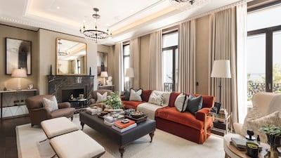 A living room at Chelsea Barracks.