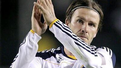 Qatar has invested heavily in Paris Saint-Germain and one of their targets in LA Galaxy's David Beckham. (AP Photo/Jae Hong)