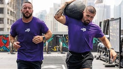 Tom Kinsey, left, and Dayle Hallam are the founders of Menathon. Photo: Menathon