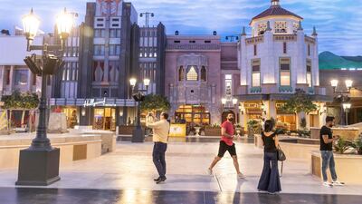 The park has six different areas, including Metropolis. Antonie Robertson / The National