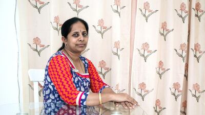 Srividia Jagathrakshagan, head of the biology department at Gems Modern Academy, will be attending the Genes in Space workshop with her student. Victor Besa for The National