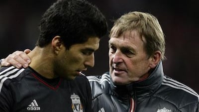 Kenny Dalglish, right, the Liverpool manager, says Luis Suarez’s future will not affect his plans.