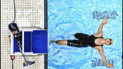 Ian MacNicol, United Kingdom, ianmacnicol.com: Ellie Cole of Australia dives into the pool during the IPC Swimming World Championships. This image was a finalist candidate in the photography category of the inaugural Sport Media Pearl Awards, which is managed by the International Sports Press Association (AIPS) and hosted by Abu Dhabi Media, publishers of The National.
