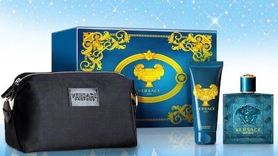 Versace Eros Festive Coffret 2015. Courtesy Versace