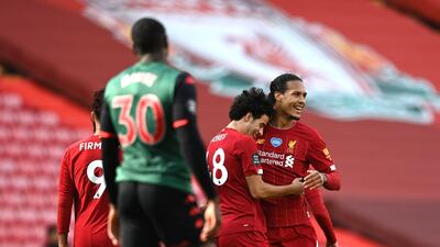 05/07/20 Liverpool 2 Aston Villa 0. Getty