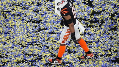 Cincinnati Bengals defensive end Khalid Kareem walks on the sidelines at the end of the game. AP Photo