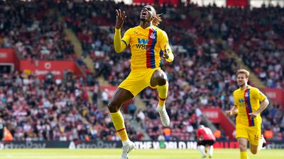 9) Wilfried Zaha (Crystal Palace) 14 goals in 33 games. PA