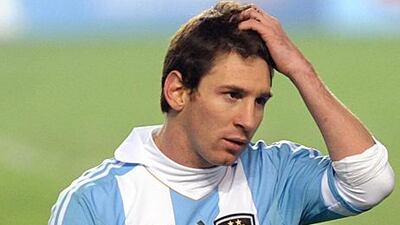Lionel Messi was left scratching his head after Argentina failed to beat Bolivia.
