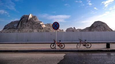 Mina Zayed reopened to the public after the demolition of Mina Plaza was complete and the area was deemed safe. Victor Besa / The National