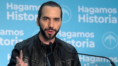 Nayib Bukele claimed victory on February 3 in El Salvador's presidential elections. AFP