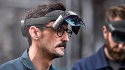 The British military are trialling Microsoft HoloLens 2 glasses to use in war zones. Courtesy, Microsoft