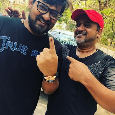 Wajid Khan, left, with his brother Sajid. Instagram / Sajid-Wajid