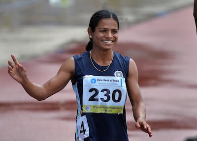 Indian sprinter Dutee Chand won a landmark ruling on gender testing in 2015 after she took the International Association of Athletics Federations to court. AFP