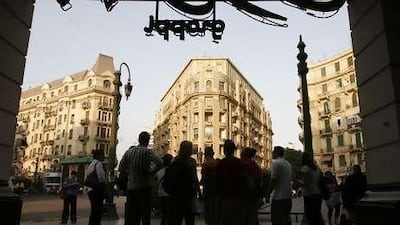 Talaat Harb Square in Cairo will have pedestrian-only streets and extensive landscaping.
