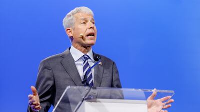 US Energy Secretary Chris Wright at the CeraWeek by S&P Global energy conference in Houston, Texas. Photo: CeraWeek by S&P Global