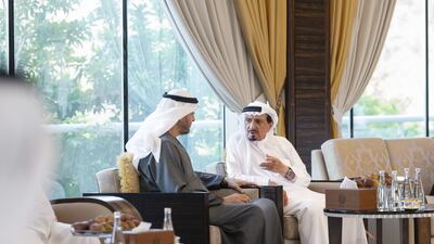 Sheikh Mohamed and Sheikh Humaid