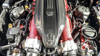 The biggest difference in this car can be found under the hood. Courtesy Maserati