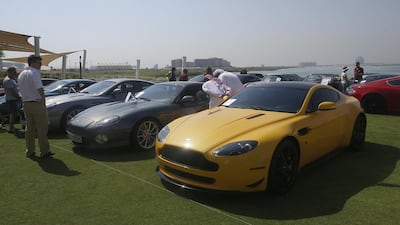 The event brought together more than 30 cars, from vintage models to the latest Astons.
