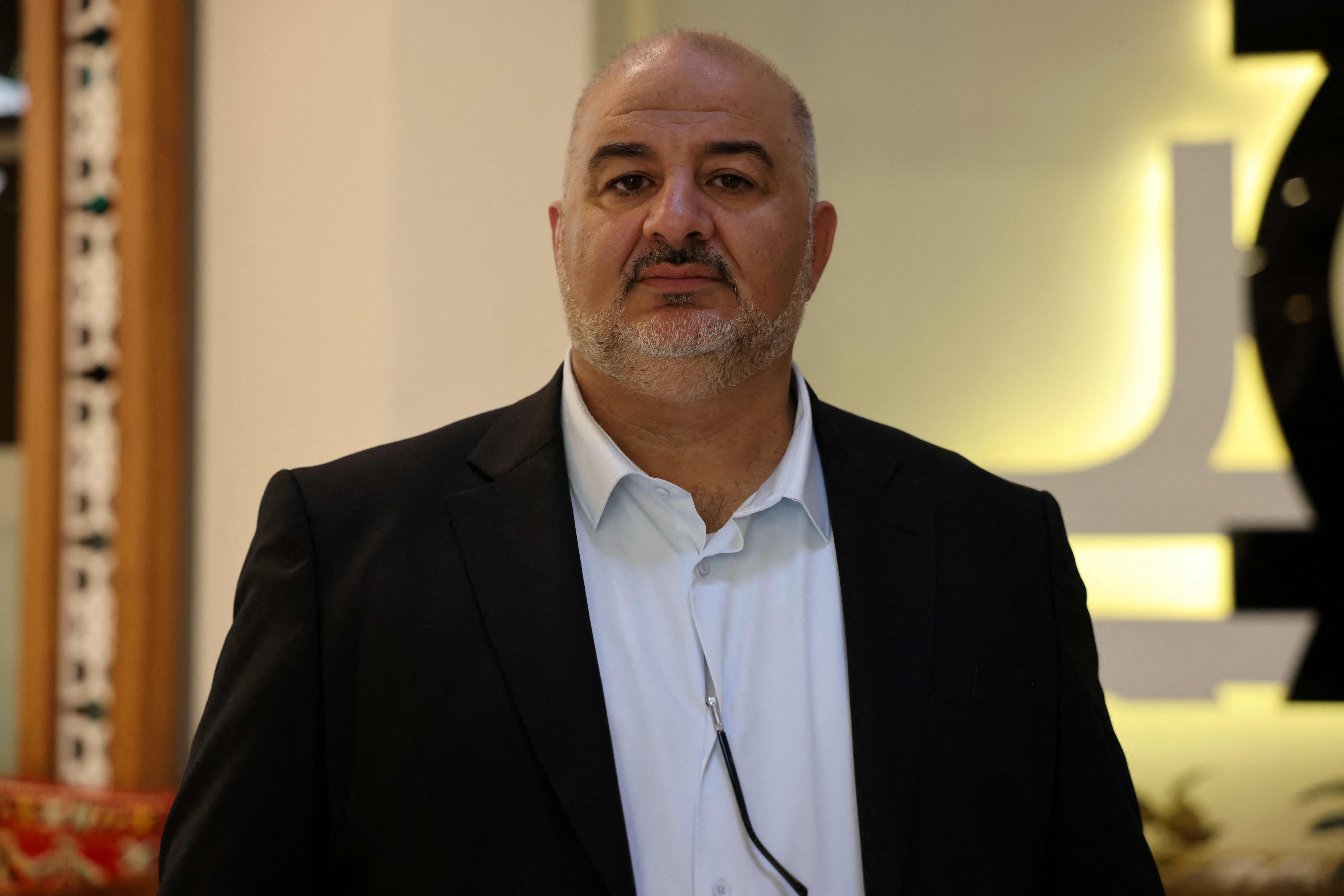 Mansour Abbas, head of the Ra'am party. AFP