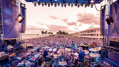 Dead & Company at Playing in the Sand in Riviera Cancun, Mexico, on January 17, 2023. Photo Courtesy: Jay Blakesberg