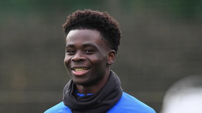 Arsenal's Bukayo Saka. Getty