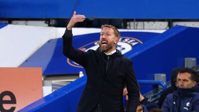 Graham Potter is seen as one of the candidates to replace Gareth Southgate as England manager. Getty Images