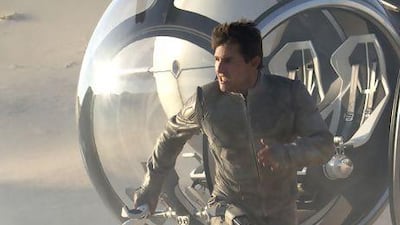 Tom Cruise in Oblivion. Courtesy Universal PIctures