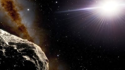 Scientists monitoring the trajectory of an asteroid say it has a 4.3 per cent chance of hitting the Moon. Reuters