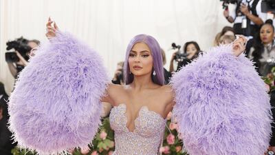 Reality TV star Kylie Jenner arrives at the 2019 Met Gala in New York on May 6. EPA
