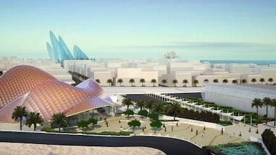 The UAE Pavilion from World Expo 2010 is being reconstructed on Saadiyat Island and will co-house Abu Dhabi Art, the capital's annual art fair, in November.