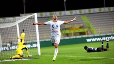 Ricardo Oliveira scored four goals for Al Jazira in their victory.
