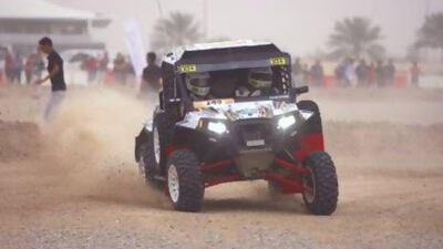 Competitors battled tough weather conditions during the Super Special stage. Sammy Dallal / The National