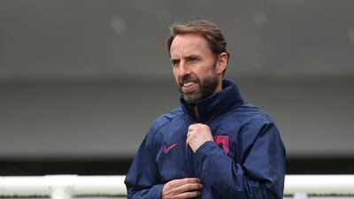 England manager Gareth Southgate during training on Monday. Reuters