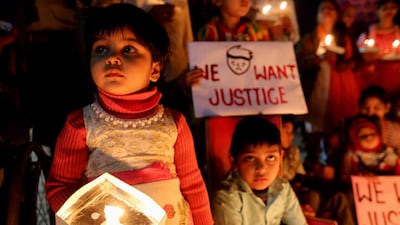 Indian children born with congenital disabilities, believed to be caused by the 1984 Bhopal gas tragedy, which killed at least 15 thousand people in what is considered as one of the world's most significant industrial accidents. Sanjeev Gupta / EPA