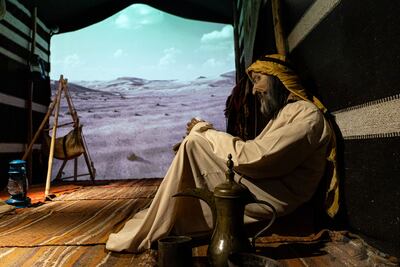 A guided audio tour is available through Ajman Museum’s app. Christopher Pike for The National