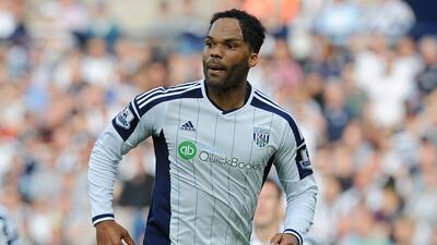 Joleon Lescott shown with West Bromwich Albion in 2014. AP file