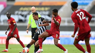 Isaac Hayden - (On for Almiron 70') 6: Brought on with Newcastle chasing the game and Liverpool well in charge. AFP