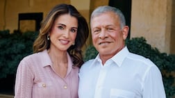 Queen Rania shared this photo of herself with her husband, King Abdullah. Photo: Queen Rania / Instagram