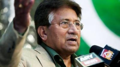 Former Pakistan president Pervez Musharraf.