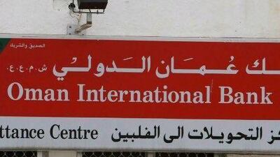 Oman International Bank, the country's fourth biggest lender by market capitalisation, said it was considering a "strategic alliance" with another financial institution. Stephen Lock / The National.