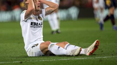Having been two up at one stage, it was a frustrating night for Valencia and Daniel Wass. EPA