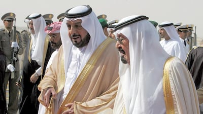 Sheikh Khalifa, the UAE President, has mourned the late Saudi King Abdullah who died before dawn on January 23. Mohamed Messara / EPA