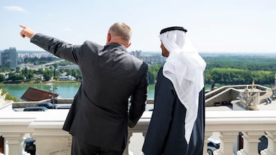 Sheikh Mohamed and Mr Fico